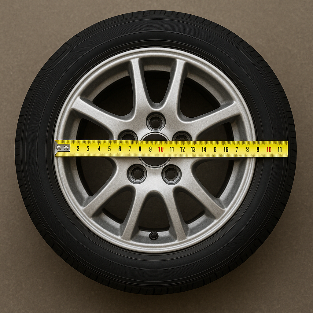 How to Measure Wheel Width